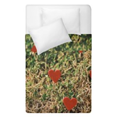 Valentine Day Heart Forest Duvet Cover Double Side (single Size)