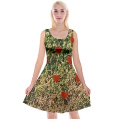 Valentine Day Heart Forest Reversible Velvet Sleeveless Dress by artworkshop