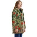 Valentine Day Heart Forest Kid s Hooded Longline Puffer Jacket View2