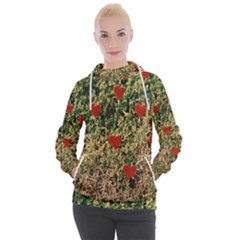 Valentine Day Heart Forest Women s Hooded Pullover by artworkshop