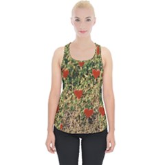 Valentine Day Heart Forest Piece Up Tank Top by artworkshop