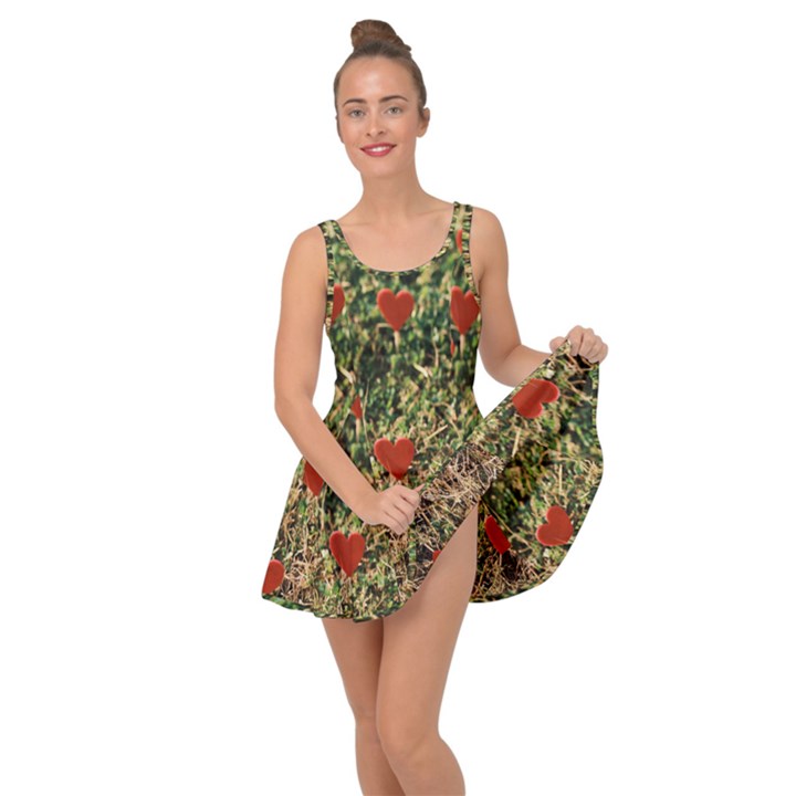 Valentine Day Heart Forest Inside Out Casual Dress