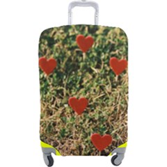 Valentine Day Heart Forest Luggage Cover (large) by artworkshop