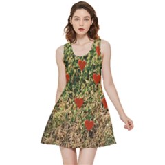 Valentine Day Heart Forest Inside Out Reversible Sleeveless Dress by artworkshop