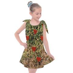 Valentine Day Heart Forest Kids  Tie Up Tunic Dress by artworkshop