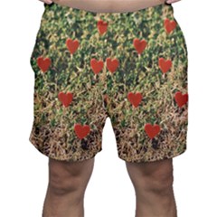 Valentine Day Heart Forest Men s Shorts