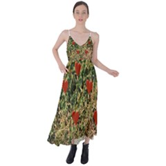 Valentine Day Heart Forest Tie Back Maxi Dress by artworkshop