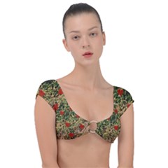 Valentine Day Heart Forest Cap Sleeve Ring Bikini Top by artworkshop