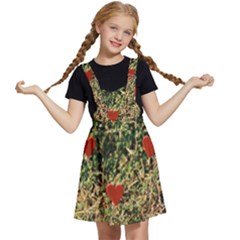 Valentine Day Heart Forest Kids  Apron Dress by artworkshop