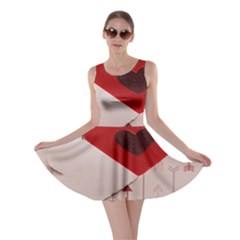 Valentine Day Heart Love Logo Skater Dress by artworkshop