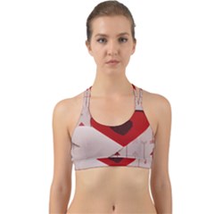 Valentine Day Heart Love Logo Back Web Sports Bra by artworkshop