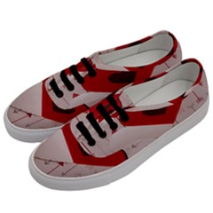 Valentine Day Heart Love Logo Men s Classic Low Top Sneakers by artworkshop