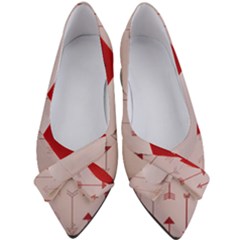 Valentine Day Heart Love Logo Women s Bow Heels by artworkshop