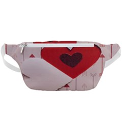 Valentine Day Heart Love Logo Waist Bag  by artworkshop