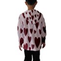 Valentine Day Heart Love Pattern Kids  Hooded Windbreaker View2