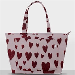 Valentine Day Heart Love Pattern Back Pocket Shoulder Bag  by artworkshop