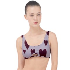 Valentine Day Heart Love Pattern The Little Details Bikini Top