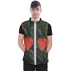 Valentine Day Heart Love Men s Puffer Vest by artworkshop