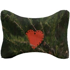 Valentine Day Heart Love Seat Head Rest Cushion by artworkshop