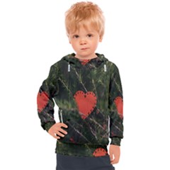 Valentine Day Heart Love Kids  Hooded Pullover by artworkshop