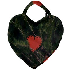 Valentine Day Heart Love Giant Heart Shaped Tote by artworkshop