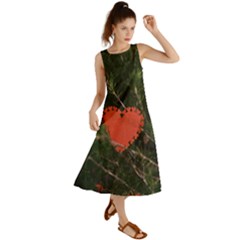 Valentine Day Heart Love Summer Maxi Dress by artworkshop