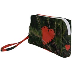 Valentine Day Heart Love Wristlet Pouch Bag (small) by artworkshop