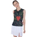 Valentine Day Heart Love Women s Sleeveless Sports Top View1