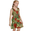 Valentine Day Heart Pattern Love Kids  Sleeveless Tiered Mini Dress View3