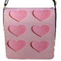 Valentine Day Heart Pattern Pink Removable Flap Cover (S) View1