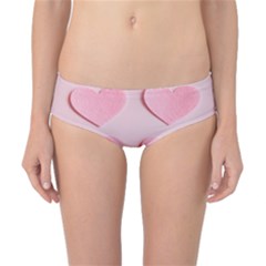 Valentine Day Heart Pattern Pink Classic Bikini Bottoms by artworkshop