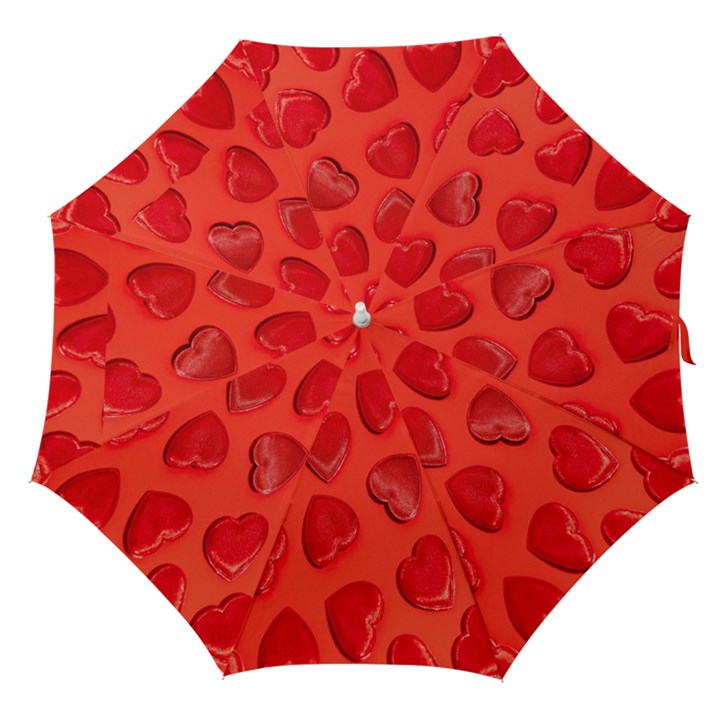 Valentine Day Heart Pattern  Straight Umbrellas