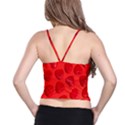 Valentine Day Heart Pattern  Spaghetti Strap Bra Top View2