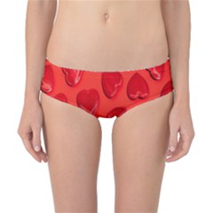 Valentine Day Heart Pattern  Classic Bikini Bottoms by artworkshop