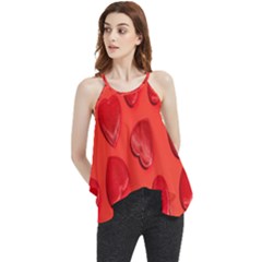 Valentine Day Heart Pattern  Flowy Camisole Tank Top by artworkshop