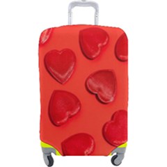 Valentine Day Heart Pattern  Luggage Cover (large) by artworkshop