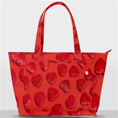 Valentine Day Heart Pattern  Back Pocket Shoulder Bag  by artworkshop