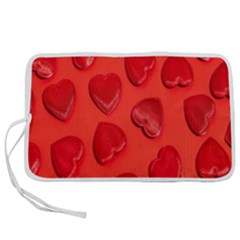 Valentine Day Heart Pattern  Pen Storage Case (s) by artworkshop