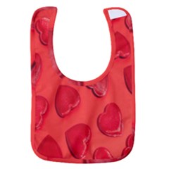 Valentine Day Heart Pattern  Baby Bib