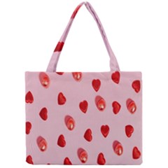 Valentine Day Heart Pattern Mini Tote Bag by artworkshop