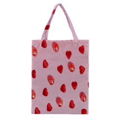 Valentine Day Heart Pattern Classic Tote Bag by artworkshop