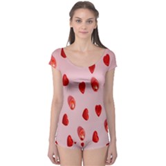 Valentine Day Heart Pattern Boyleg Leotard  by artworkshop