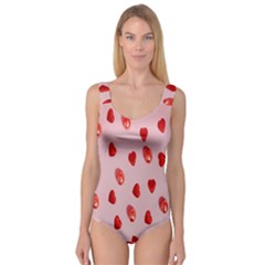 Valentine Day Heart Pattern Princess Tank Leotard  by artworkshop