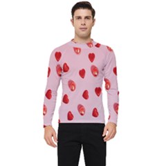 Valentine Day Heart Pattern Men s Long Sleeve Rash Guard by artworkshop