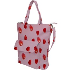 Valentine Day Heart Pattern Shoulder Tote Bag by artworkshop