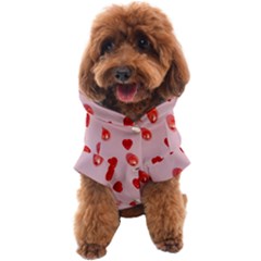 Valentine Day Heart Pattern Dog Coat by artworkshop