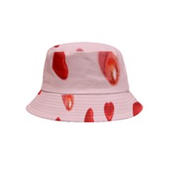 Valentine Day Heart Pattern Bucket Hat (kids) by artworkshop