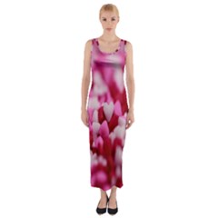 Valentine Day Heart Symbol Capsule Fitted Maxi Dress by artworkshop