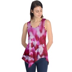 Valentine Day Heart Symbol Capsule Sleeveless Tunic by artworkshop