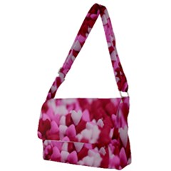 Valentine Day Heart Symbol Capsule Full Print Messenger Bag (s)